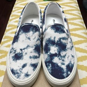 Tie dye Madewell slip on sneaker. Size 7. New with box.